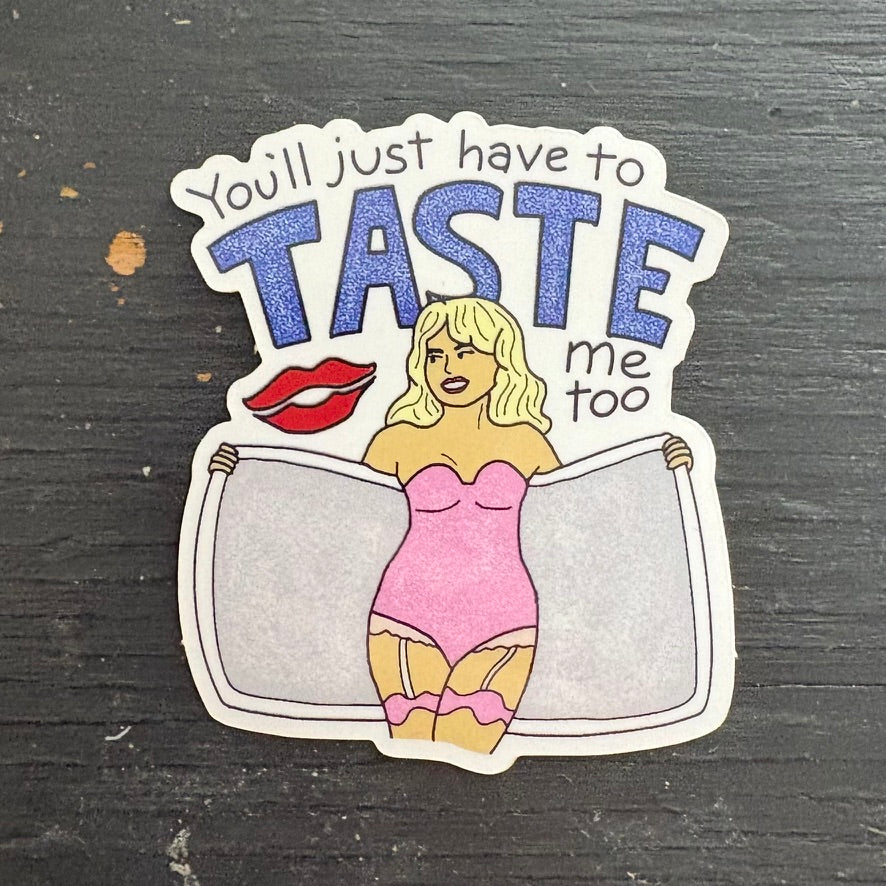 Sabrina Carpenter Taste Sticker