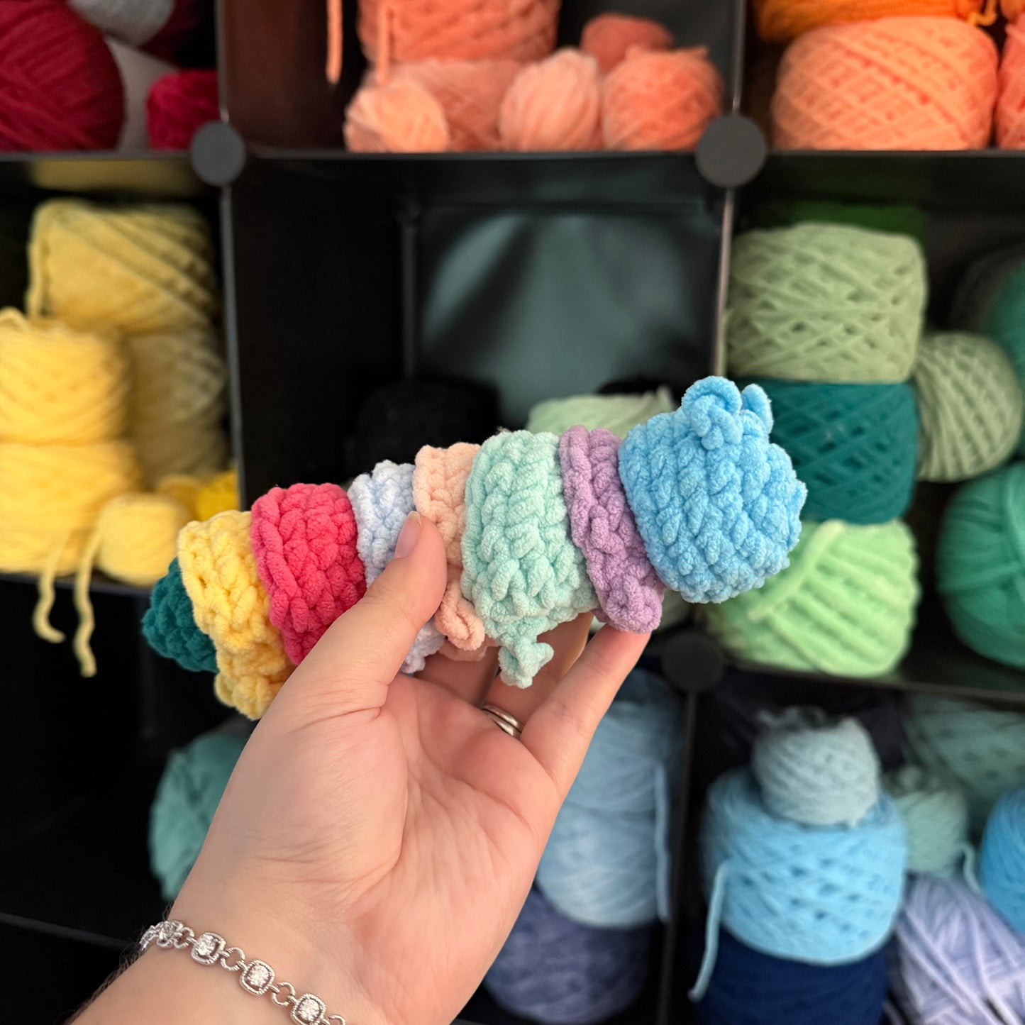 Crochet Fidget Caterpillar