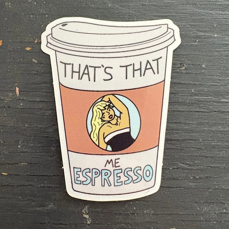 Sabrina Carpenter Espresso Sticker