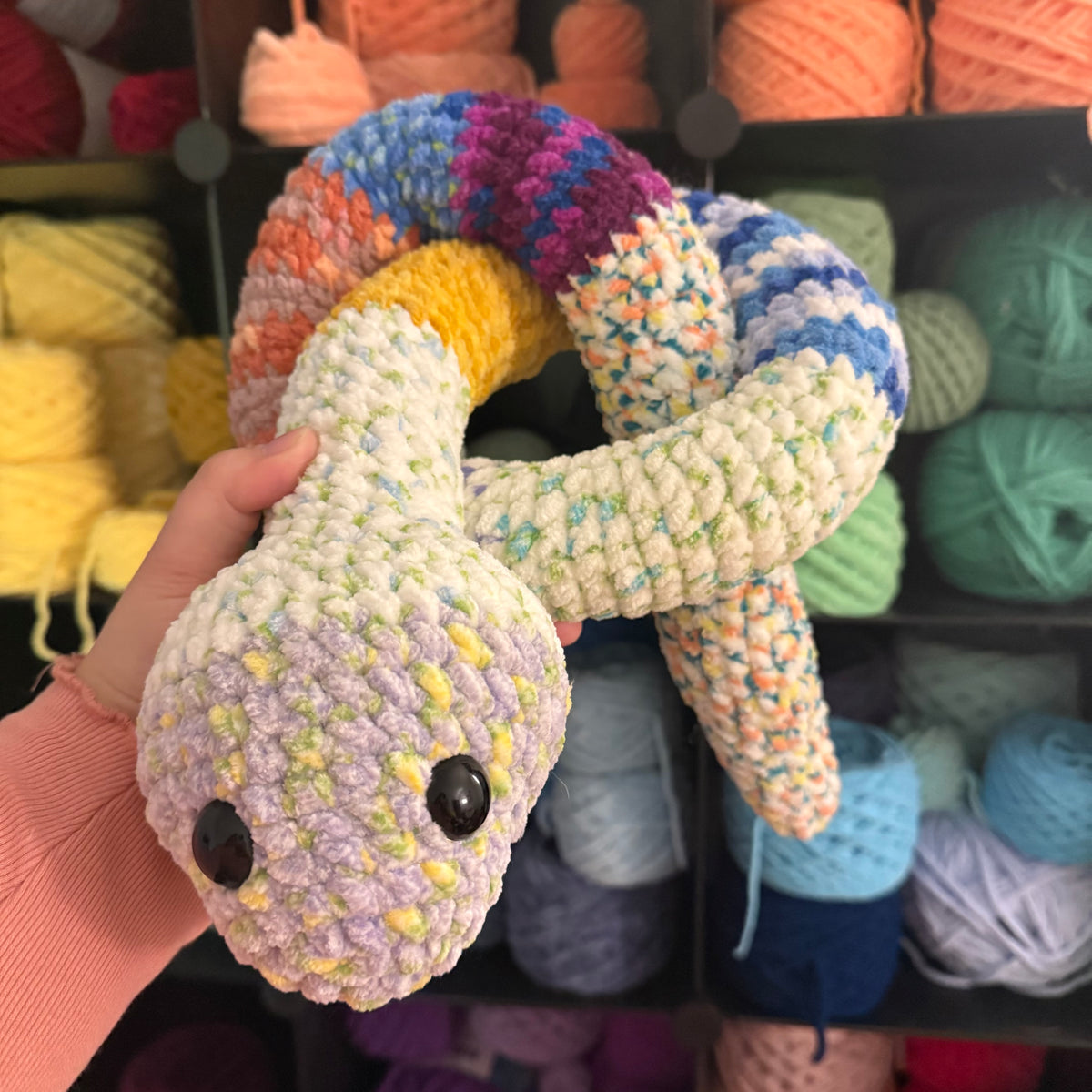 Crochet Odds and Ends Snake