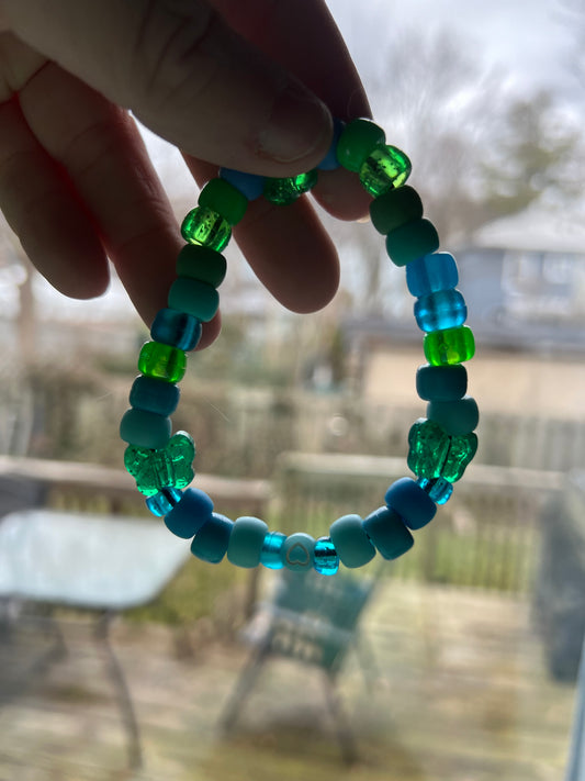 Blue & Green Bracelet