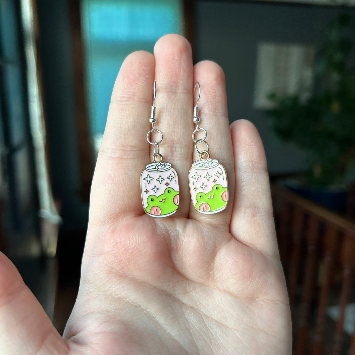 Frog Can Earrings