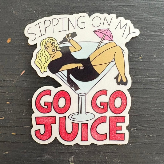 Sabrina Carpenter Go Go Juice Sticker