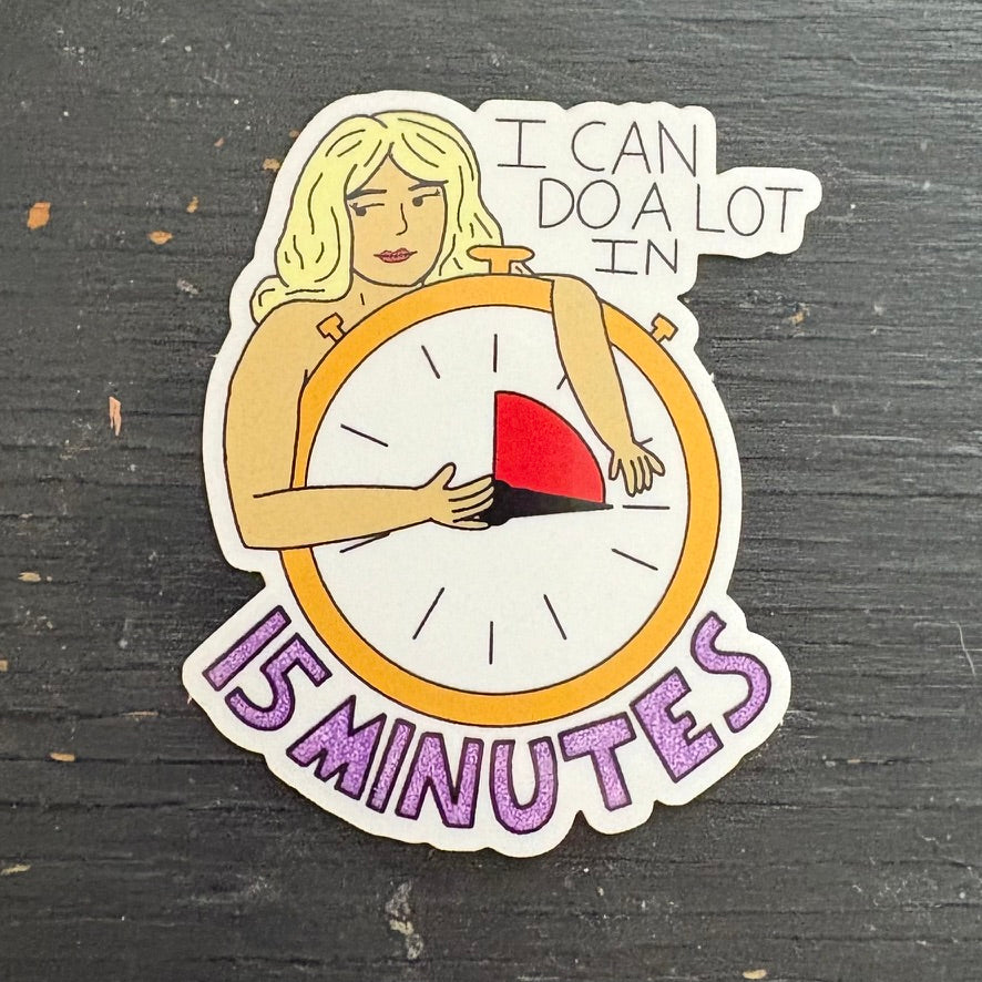 Sabrina Carpenter 15 Minutes Sticker