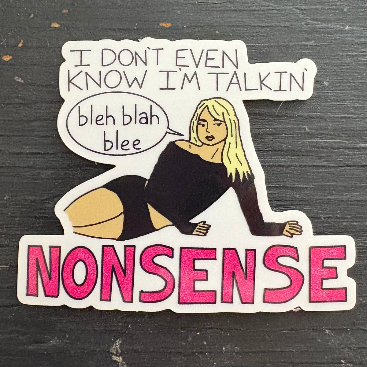 Sabrina Carpenter Nonsense Sticker