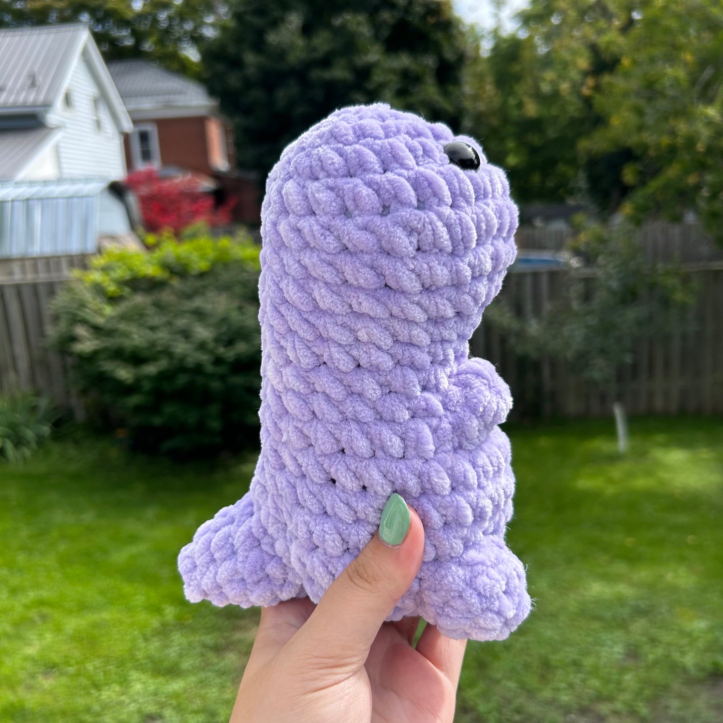 Purple Dinosaur Plushie