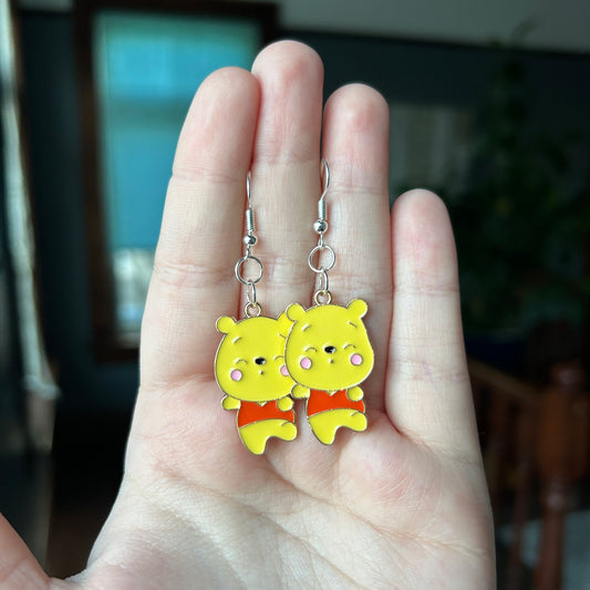 Whinnie The Pooh Earrings