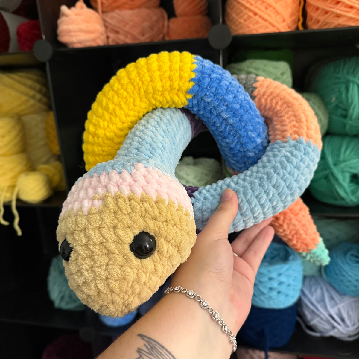 Crochet Odds and Ends Snake